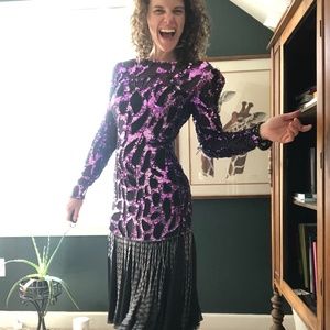 Vintage Sequin Dress